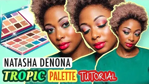 TUTORIAL: Natasha Denona Tropic Palette | Candace Hampton