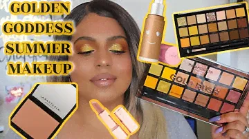PROFUSION GOLD RUSH PALETTE MAKEUP TUTORIAL | GOLDEN GODDESS MAKEUP