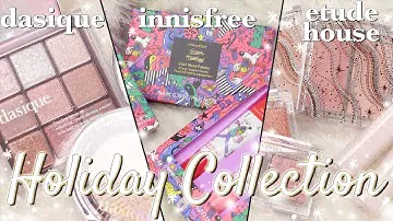 HOLIDAY EDITION PRODUCTS 🎄 from 3 different brands [ Innisfree , dasique , Etude House ]