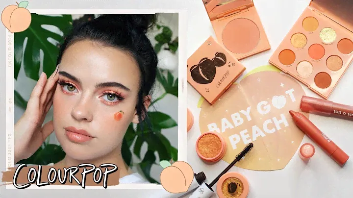 🍑 COLOURPOP PEACH COLLECTION 🍑 | Julia Adams