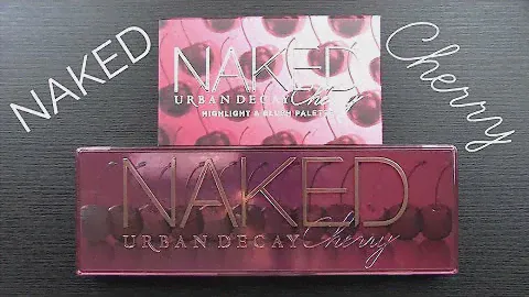 Urban Decay NAKED CHERRY Collection: Live Swatches & Review