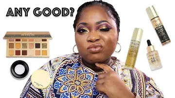 TESTING REVOLUTION PRO 24K GOLD COLLECTION MAKEUP TUTORIAL AND REVIEW #drugstoremakeup