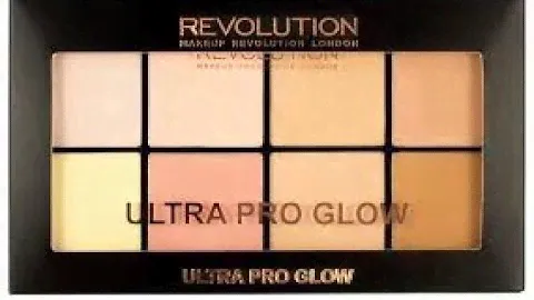 MAKEUP REVOLUTION ULTRA PRO GLOW- SWATCHES & REVIEW