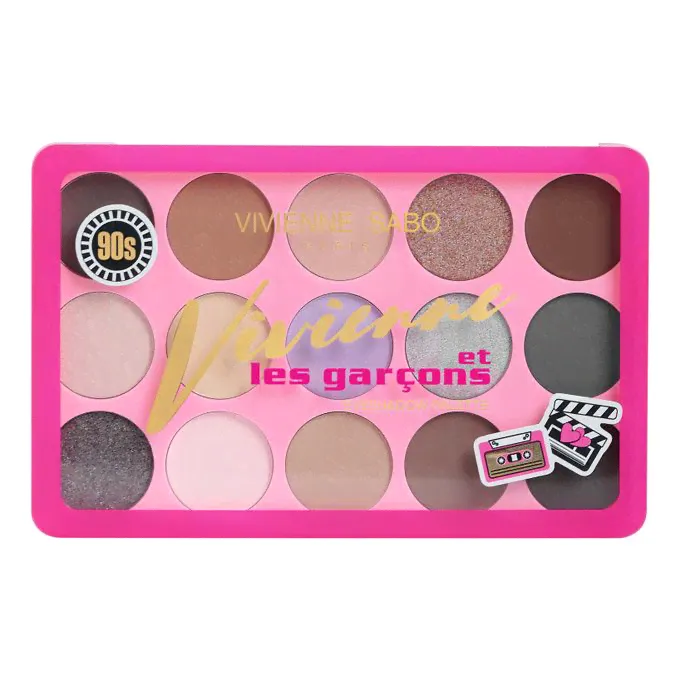 Тени для век Vivienne Sabo Vivienne et les Garcons Eyeshadow Palette 15 цветов 24 г-0