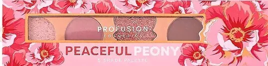 Lidschatten-Palette - Profusion Cosmetics Blooming Hues 5-Shade Palette Romantic Rose-3