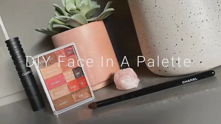 DIY Face In A Palette - How To make Your Own Customized Makeup Palette