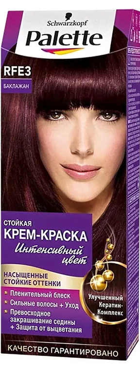 Паллетт (Palette) Краска для волос RFE 3 (4-89) Баклажан-0