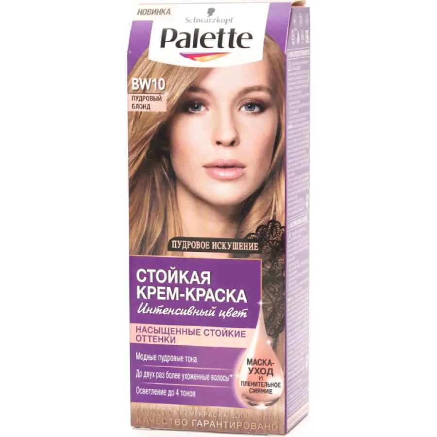 Краска для волос Palette ВW10 Пудровый блонд-0