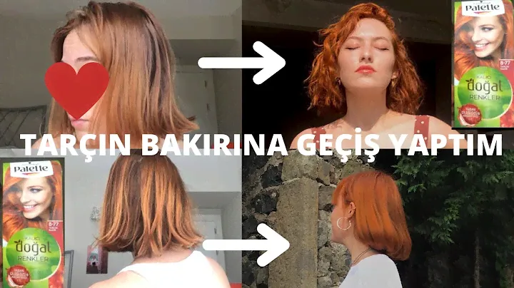 EVDE AÇICISIZ BAKIRA SAÇ BOYAMA 2 / PALETTE 8-77 TARÇIN BAKIRI/ 7-77 DEN 8-77 YE GEÇTİM