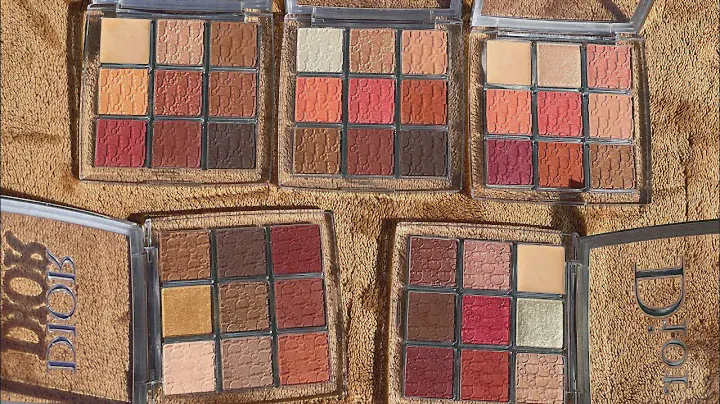 New Dior Backstage Eyeshadow Palette 003 Warm Essentials swatches / Do you have it already?