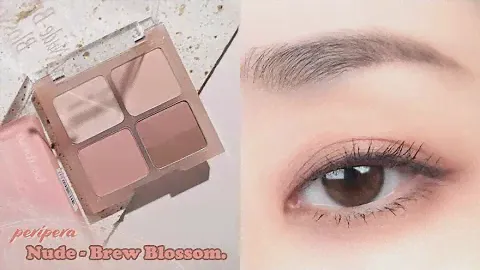페리페라 누디브루 블라썸 팔레트로 그윽한 로즈 브라운 메이크업 🌹/ 내돈내산 / 페리페라 잉크 포켓 섀도우 팔레트 07