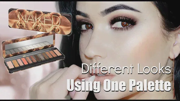 Eye Makeup Tutorial | 1 Palette 3 Looks | Urban Decay Naked Reloaded Palette