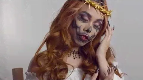 Zombeesus (Day of the Dead Tattoo Makeup) | @looksbysamfreezy