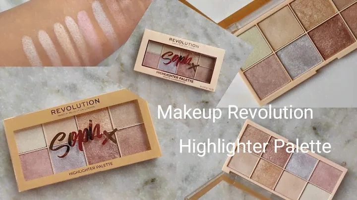 Палетка хайлайтеров Makeup Revolution Soph x