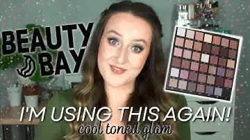 COOL TONED GLAM - Beauty Bay Neutral 42 Palette Grey Smokey Eye And Drugstore Affordable Makeup Look