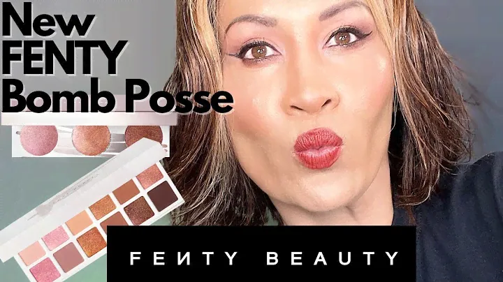 НОВАЯ палетка FENTY Bomb Posse и хайлайтер Tripe Drip (полный гламурный макияж)
