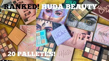 RANKING HUDA BEAUTY EYESHADOW PALETTES| BEST HUDA EYESHADOW PALETTE RECOMMENDATION WHICH ONE TO BUY?