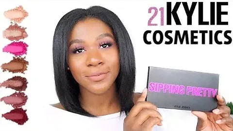 Kylie Cosmetics Sipping Pretty Palette! l Review + Tutorial