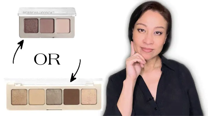 Baby Glam VS Mini Glam. Which one to get? Natasha Denona Eyeshadow on Hooded eyes try on & review.