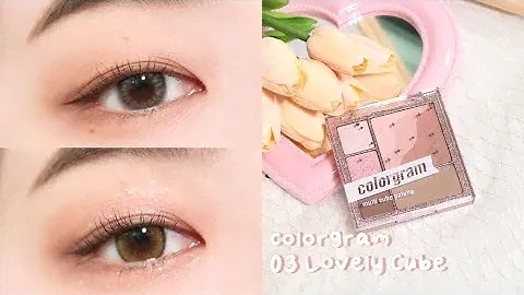 [Colorgram] Multi Cube Palette 03 Lovely Cube (eye makeup)