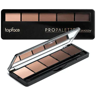 Topface PT501 Палитра теней для век 5-цветная Pro Palette Eyeshadow 019-0