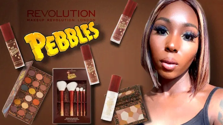 I heart revolution x cocoa pebbles eyeshadow palette |I HEART REVOLUTION X PEBBLES| NEW MAKEUP