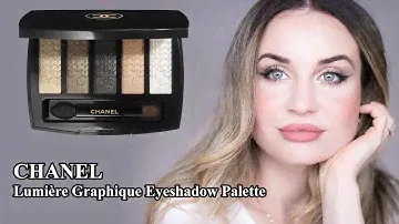 Makeup Review & Swatches | CHANEL | Lumière Graphique Eyeshadow Palette | Chanel Holiday 2023