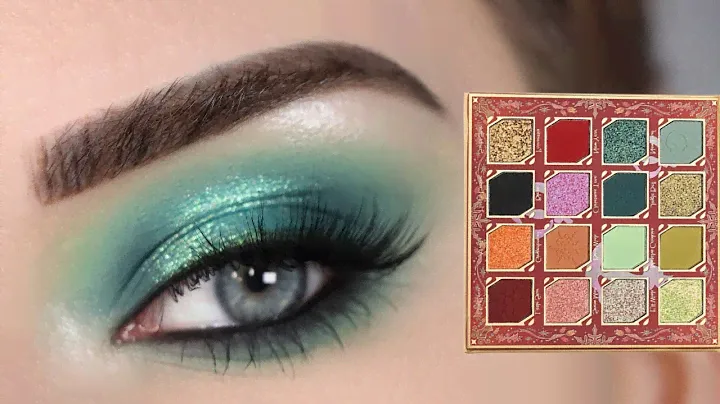 Green Holiday Eyeshadow Tutorial | Oden's Eye Merry Christmas Palette