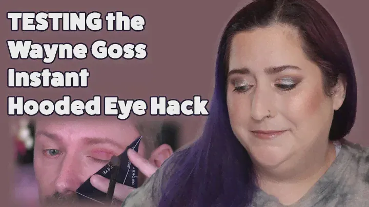 TESTING THE WAYNE GOSS INSTANT HOODED EYE HACK | Natasha Denona Glam Palette