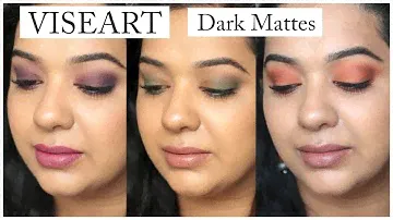 3 Looks 1 Palette - VISEART Dark Matte palette