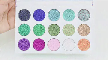 Glamierre Mermaid Glitter Palette | SWATCHES