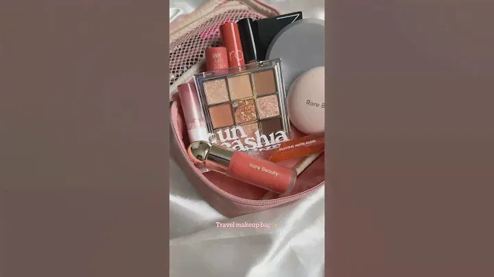 ✨The makeup in my travel bag ✨ #makeupbag #kbeauty #makeupproducts