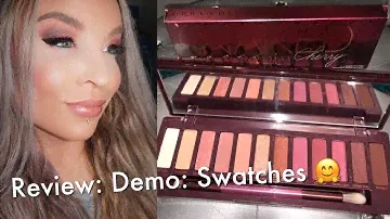 Urban Decay Naked Cherry Eyeshadow Palette : Review : Demo : Swatches