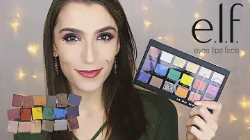 TESTING NEW E.L.F. MAKEUP 2019 | 18 Hit Wonders Eyeshadow Palette Review!