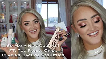 GRWM FT. Too Faced Teddy Bare, Ofra, Clarins, Jaclyn Cosmetics & more!