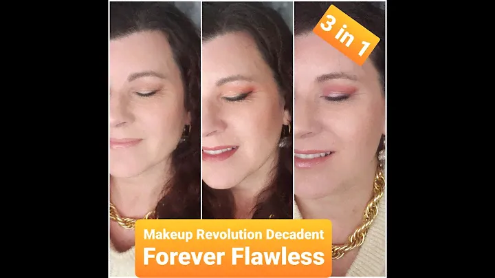 Makeup Revolution Forever Flawless Decadent 3  looks 1 palette