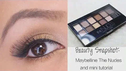 Beauty Snaphot: Maybelline The Nudes Eyeshadow Palette