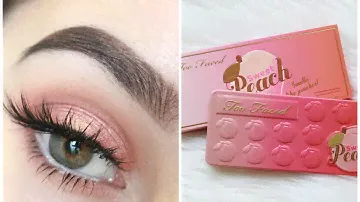 Summer Peach Tutorial | Too Faced Sweet Peach Palette