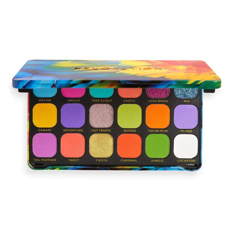 Makeup Revolution Forever Flawless Bird of Paradise Shadow Palette-0