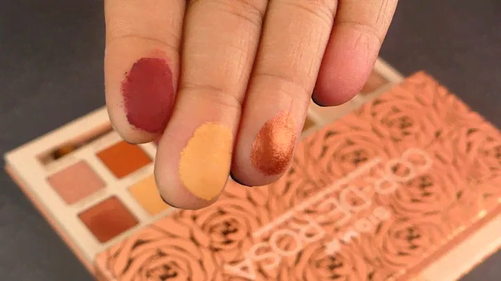 Sigma Beauty Cor-De-Rosa Palette live Swatches