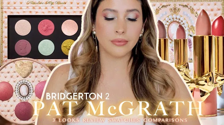 PAT MCGRATH x BRIDGERTON 2 COLLECTION REVIEW | 3 LOOKS 1 PALETTE | ALL LIPSTICKS | BLUSHING DELIGHTS