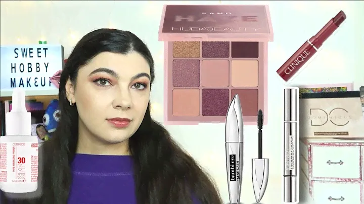 Huda Beauty Sand Haze Obsessions, Catrice Pore Minimizing Primer SPF30, L'Oreal Bambie Eye