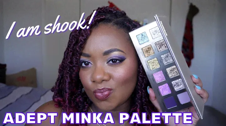 ADEPT COSMETICS MINKA PALETTE | LIVE SWATCHES, DEEP SKIN FRIENDLY