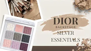 DIOR Silver Backstage | New Colorway | New Formula | Dior 9 Pan | Performance on Mature Eyes?