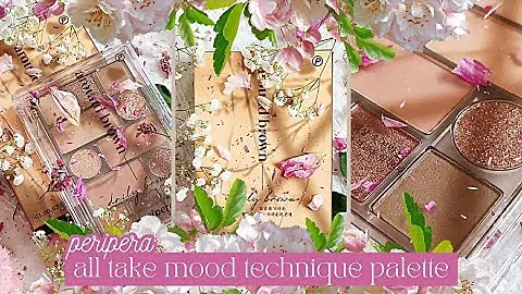 peripera all take mood technique palette 🎨 | @yesstyle code: ROSEBONNIEE6 | existential blossom