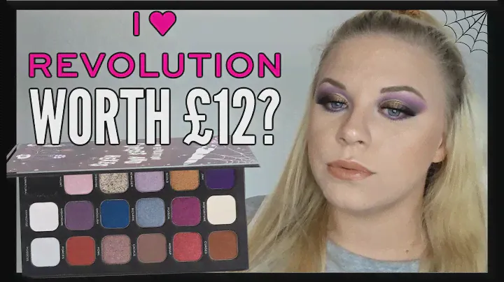 I HEART REVOLUTION HEXES & CURSES EYESHADOW PALETTE 🕸 | makeupwithalixkate