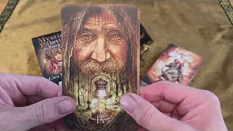 Mystic Palette Tarot 'Muted' edition by Ciro Marchetti. Immerse yourself in ambers, tans & golds.
