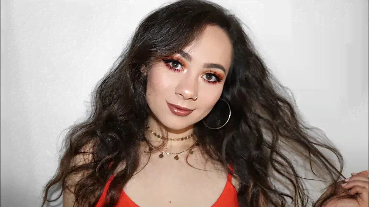 Natasha Denona Sunset Palette Tutorial // Fire Orange & Yellow
