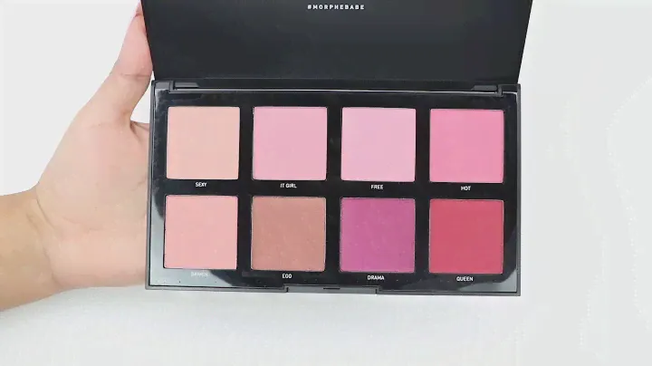 Morphe 8C Cool Pro Blush Palette | SWATCHES