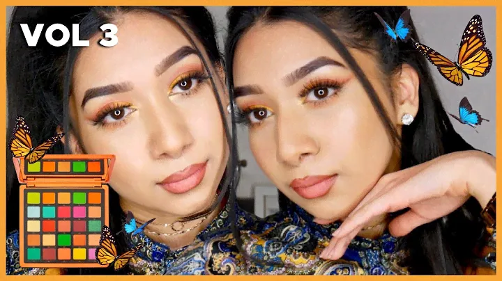 ABH NORVINA PRO PIGMENT PALETTE VOL.3 | EYESHADOW TUTORIAL 🧡 | CharmBeauty4